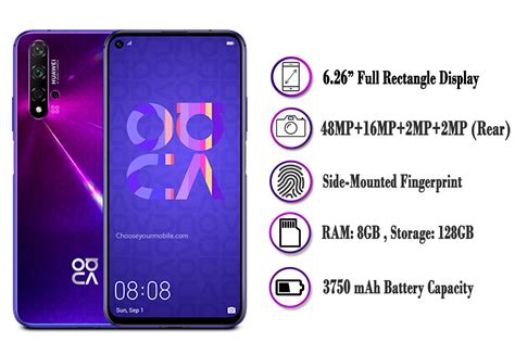 HUAWEI nova 5T Specifications .
